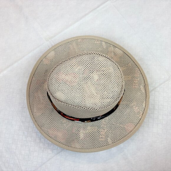 Cabana Breathable Wide Brim Sun Safari Cabana style Hat. Size Small. New - Picture 6 of 11
